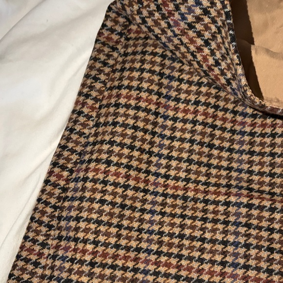 J. Crew Factory Houndstooth Pencil Skirt in Brown and Black - Picture 3 of 3